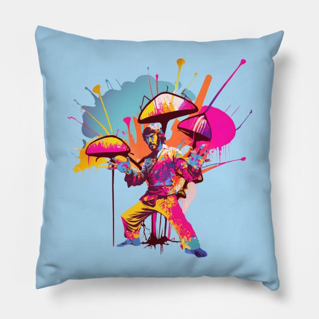 Shroom Guy Pillow by apsi