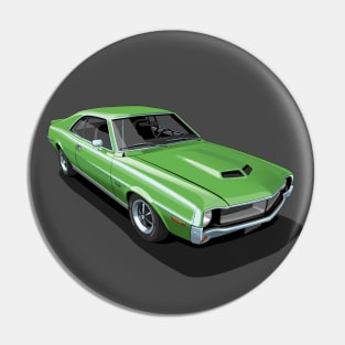 AMC Javelin in Big Bad Green Pin