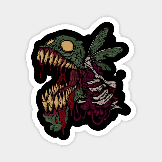 Beelzebub: Master of Mischief and Lord of the Flies Magnet by Holymayo Tee