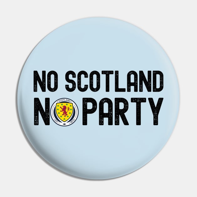 No Scotland No Party Pin by waltzart