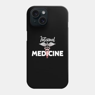 Match Day Internal Medicine Medical With Caduceus Symbol Phone Case