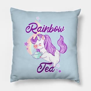 Rainbow Tea Pillow