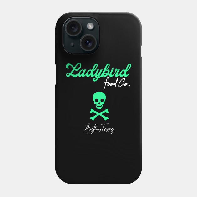 Ladybird Food Co. Minty Green Friendly Skull & Crossbones Phone Case by Ladybird Food Co.