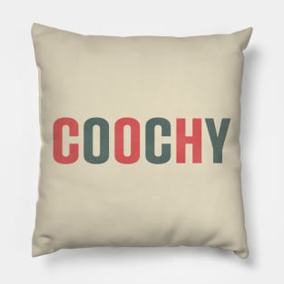 Coochy Design as Worn by Alice Cooper Pillow