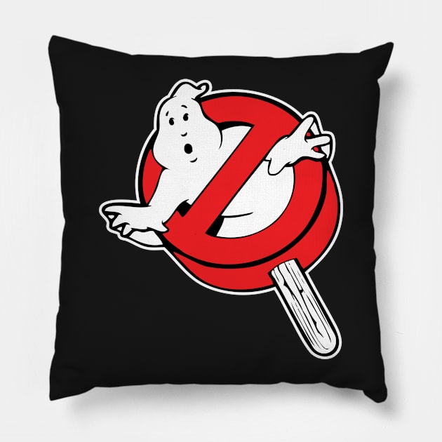 I aint afraid of no ice cream Pillow by old_school_designs