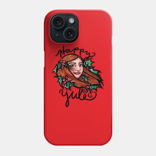 Happy Yule Goddess Phone Case