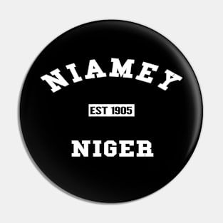 🌍 Niamey Niger Africa Strong, Established 1905, City Pride Pin