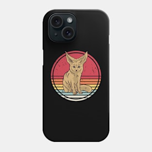 Fennec Fox Vintage Retro Phone Case