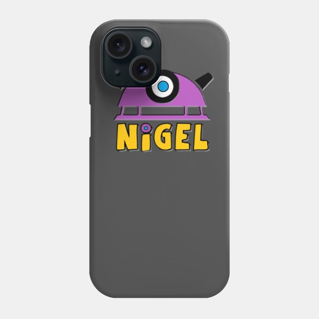 Nigel the Purple Dalek Phone Case by cheese_merchant