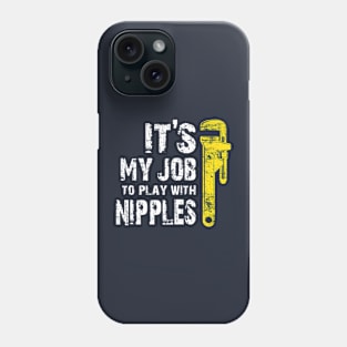 Funny Plumber Plumbing Pipefitter Drain Surgeon Distressed Phone Case