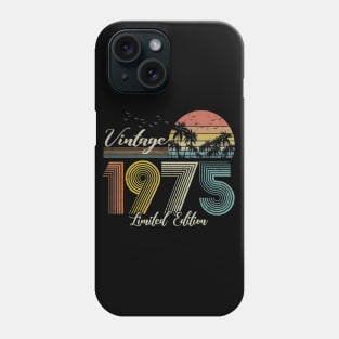 Vintage 1975 Limited Edition Men Women 45 Birthday Phone Case