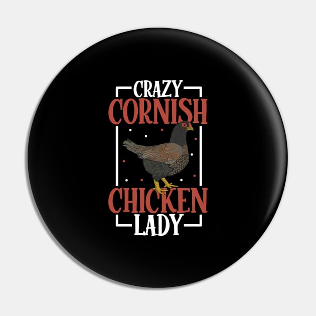 I love my Cornish Chicken - Cluck Yeah Pin by Modern Medieval Design