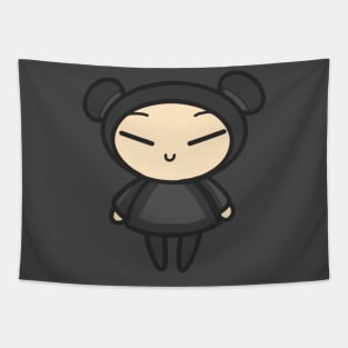 Black Pucca Tapestry