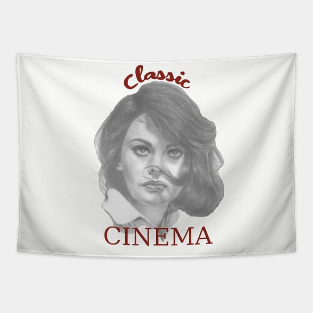 Classic cinema Tapestry by jkarenart