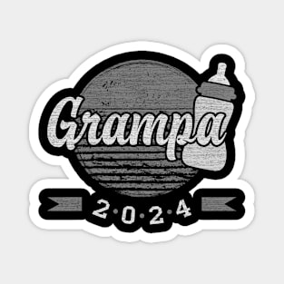 New Grampa, Grampa of newborn, Grampa 2024 Magnet