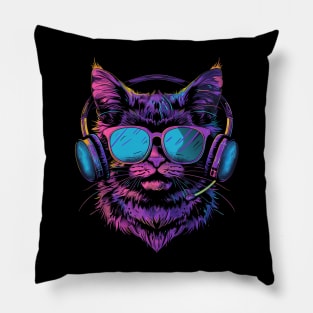 Cat DJ Sound Pillow