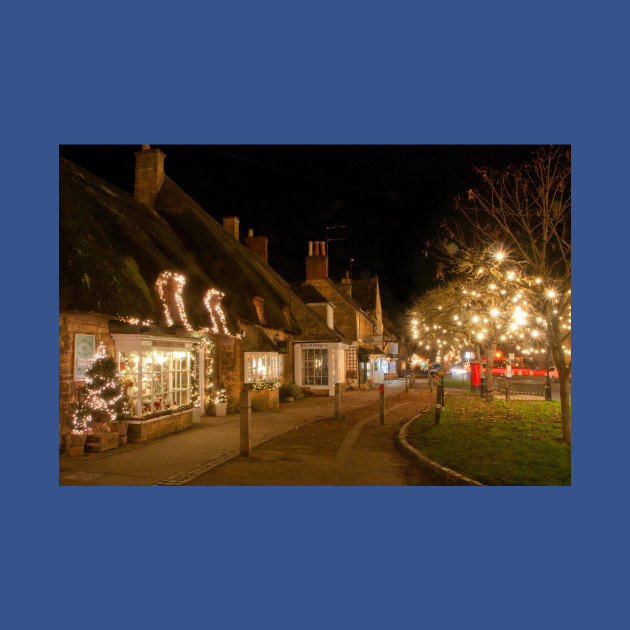 Disover Broadway Christmas Lights Cotswolds Worcestershire - Broadway - T-Shirt