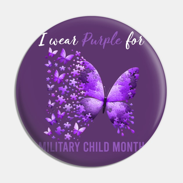 Purple Up For Military Kids Military Child Month, In April We Wear Purple Pin by kumikoatara