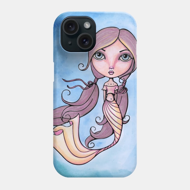 Mermaid Cutie 2 of 4 Phone Case by LittleMissTyne