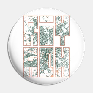 Riyadh, Saudi Arabia City Map Typography - Bohemian Pin