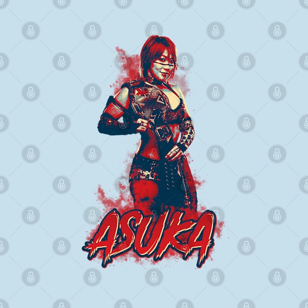 Asuka Wrestler Pop Art by NONOKERS