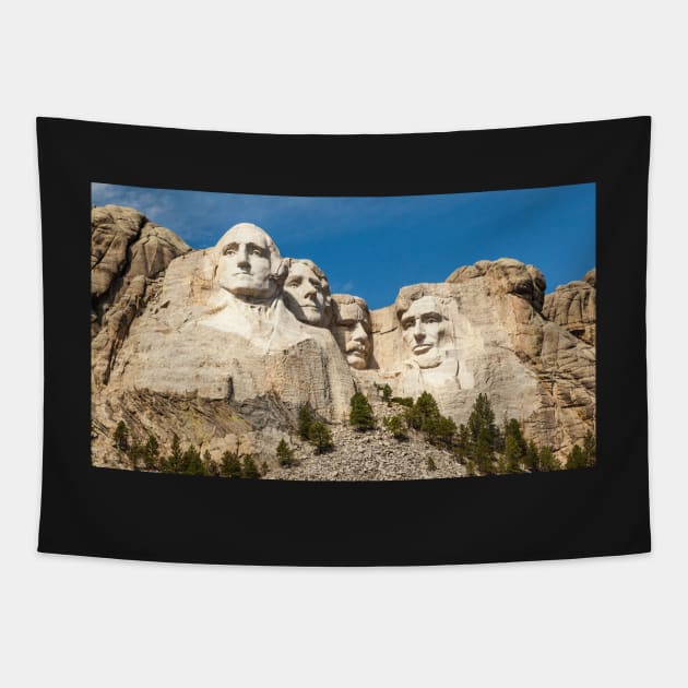 Mount Rushmore National Memorial - Black Hills, South Dakota Tapestry by mcdonojj