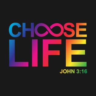 Choose Live Christian Design T-Shirt