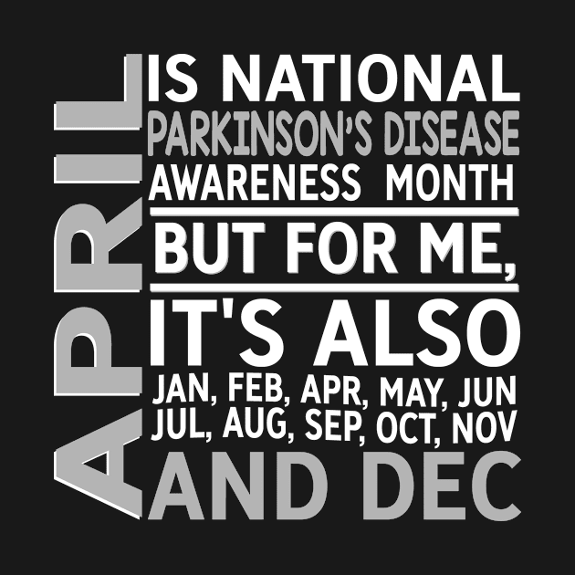 April Is National Parkinson's Disease Awareness Month by mateobarkley67