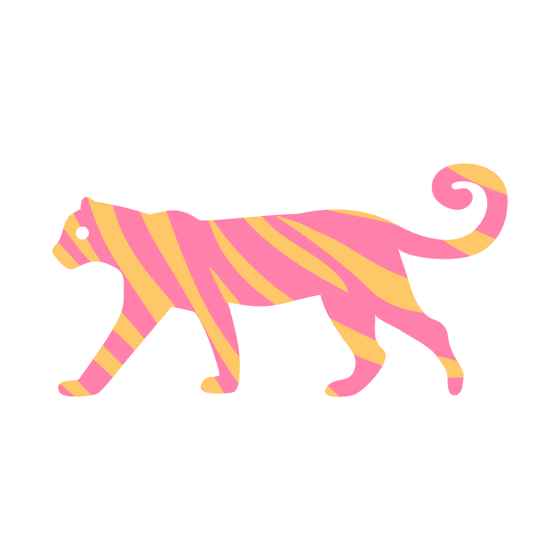 Sweet Tigers Pink by Pinkdeer