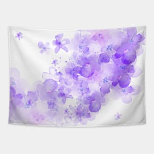 purple flowers Tapestry