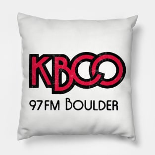 KBCO Boulder - - 70s Radio Station - - Pillow