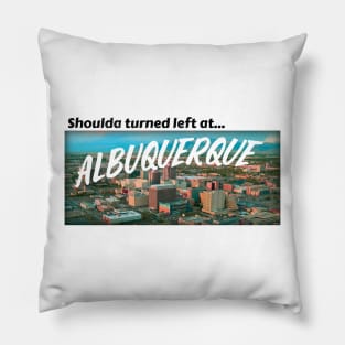 Shoulda turned left at Albuquerque Pillow