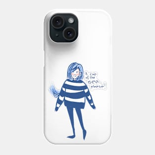 a cup of the sea please Phone Case