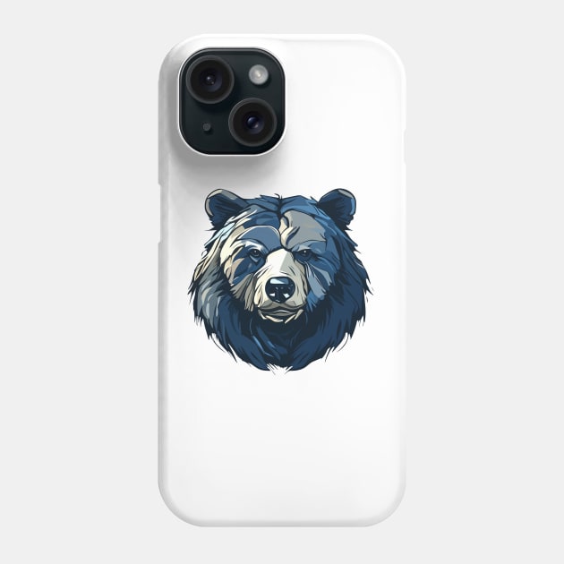 Grizzly Bear Animal Freedom World Wildlife Wonder Vector Graphic Phone Case by Cubebox