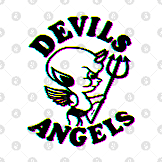 Devils or angels ? by So Red The Poppy