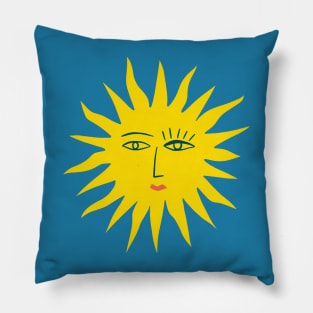 Sun Face Pillow