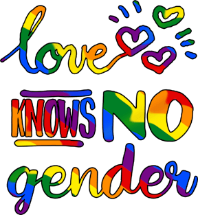 Love Knows No Gender Magnet