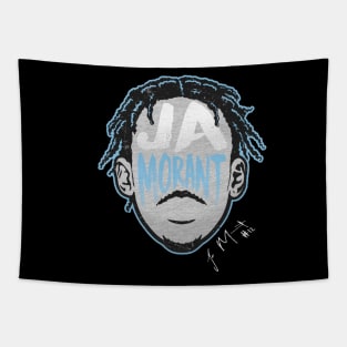 Ja Morant Memphis Silhouette Tapestry