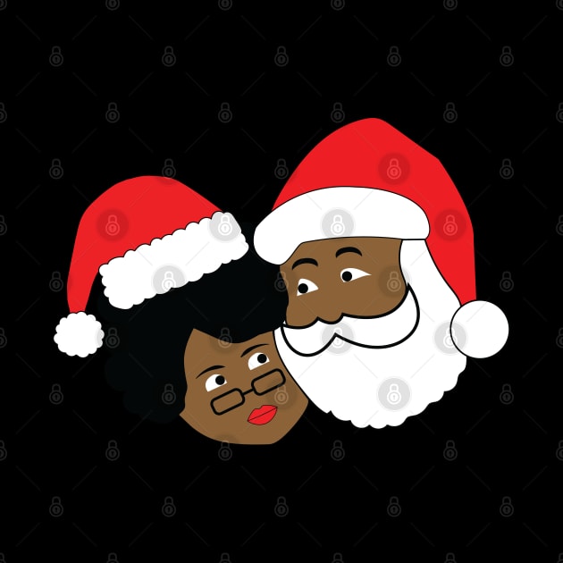 Black Santa and Mrs. Claus by blackartmattersshop