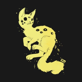 Cute Third Eye Cat With Many Eyes T-Shirt