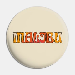 Malibu California Retro Colorway Pin