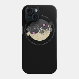 Yin Yang Pug Lover Zen Shirt Phone Case