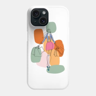 Girl Treat Yourself | Love for Shopping Phone Case