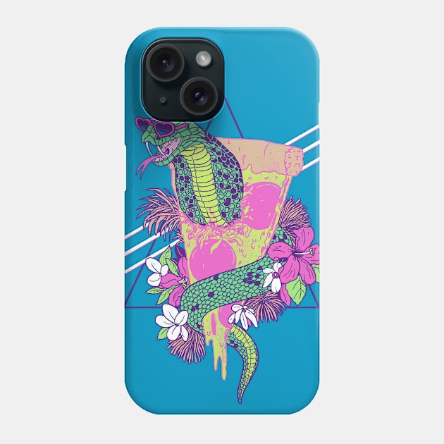 Snake Pizza Phone Case by Hillary White Rabbit