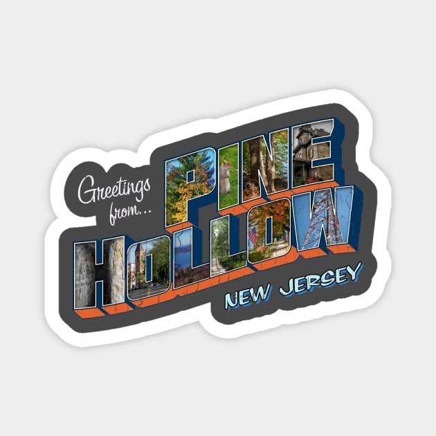Pine Hollow New Jersey Magnet by GZM Podcasts