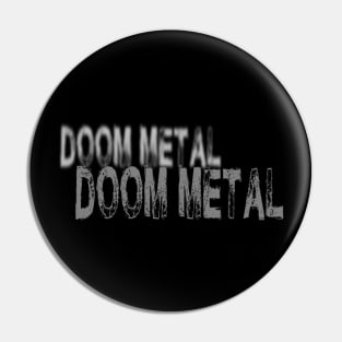 DOOM METAL Pin