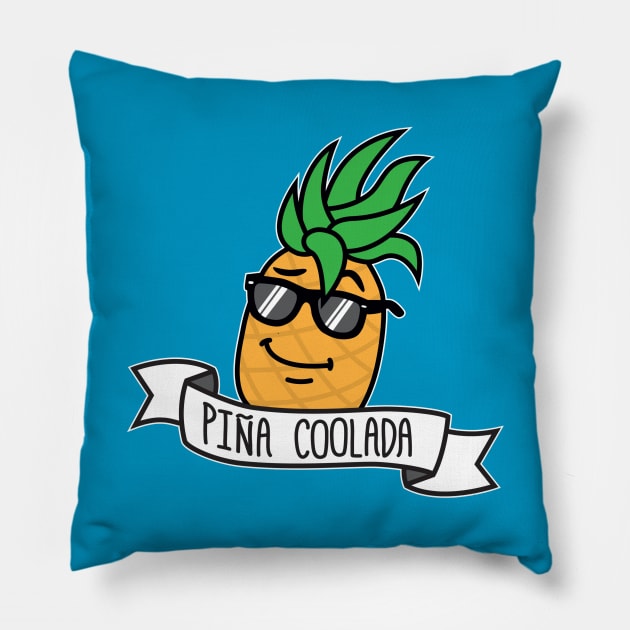 Pina Coolada Pillow by DetourShirts