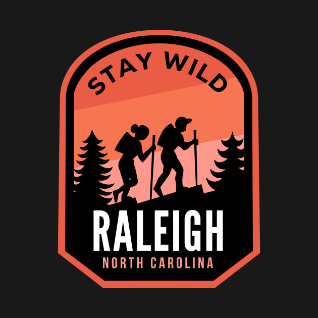 Disover Raleigh North Carolina Hiking in Nature - Raleigh - T-Shirt