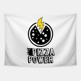 Powered by Pizza - Pizza is love & Life Tapestry