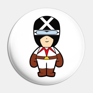 Racer X Chibi Pin